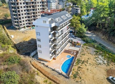 inexpensive cozy furnished apartment 1+1, in a new residence with facilities, Avsallar, Alanya ID-16710 фото-13