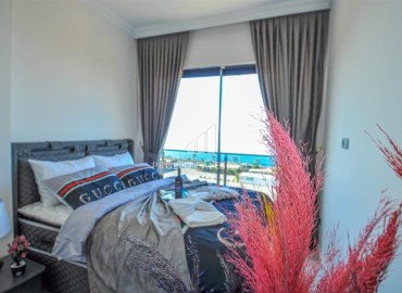 New furnished one bedroom apartment, 50m², with stunning sea views in Kargicak, Alanya ID-16728 фото-7