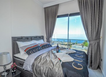 New furnished one bedroom apartment, 50m², with stunning sea views in Kargicak, Alanya ID-16728 фото-8