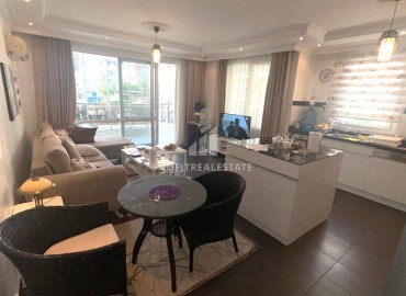 Cozy two bedroom apartment, 110m, with large glazed balconies, in an excellent residence in Oba, Alanya ID-16731 фото-3