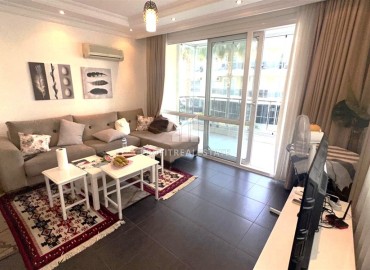 Cozy two bedroom apartment, 110m, with large glazed balconies, in an excellent residence in Oba, Alanya ID-16731 фото-4