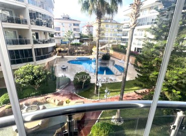 Cozy two bedroom apartment, 110m, with large glazed balconies, in an excellent residence in Oba, Alanya ID-16731 фото-19