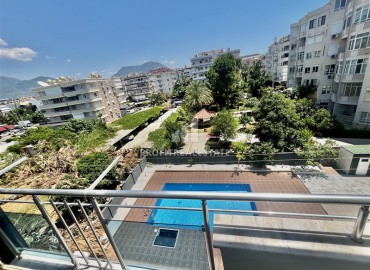 Furnished apartment 2+1, 100m², in a residence with a swimming pool 50m from the sea in Oba, Alanya, with the possibility of a residence permit. ID-16742 фото-10