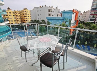 Уютная трехкомнатная квартира с просторным балконом в жилом комплексе отельного класса в Махмутларе, Алания, 110 кв.м. ID-1296 фото-3