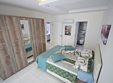 Уютная трехкомнатная квартира с просторным балконом в жилом комплексе отельного класса в Махмутларе, Алания, 110 кв.м. ID-1296 фото-12