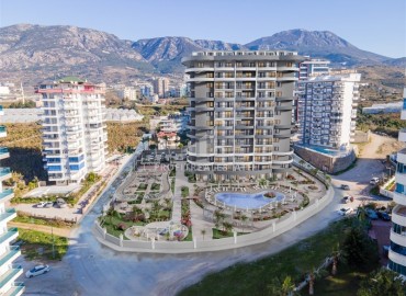 One-bedroom apartment 63m² at an attractive price in a new building at the final stage of construction, Mahmutlar, Alanya ID-16759 фото-8