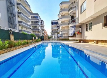 Spacious furnished apartment 2+1, 120 m², 300 meters from the sea, in a cozy residence with a swimming pool, Oba, Alanya ID-16764 фото-18