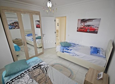 Уютная трехкомнатная квартира с просторным балконом в жилом комплексе отельного класса в Махмутларе, Алания, 110 кв.м. ID-1296 фото-29