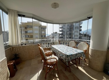 Two bedroom furnished apartment 115m², with a glazed balcony, 500 meters from the sea, Tosmur, Alanya ID-16779 фото-18