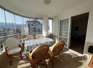 Two bedroom furnished apartment 115m², with a glazed balcony, 500 meters from the sea, Tosmur, Alanya ID-16779 фото-19