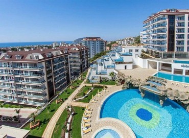 Two bedroom modernly furnished apartment 105 m², in a residence with extensive facilities, Cikcilli, Alanya ID-16780 фото-18