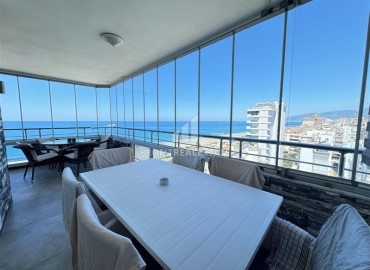 Stunning furnished apartment with sea views, 2+1, 120m², on the first coastline, Mahmutlar, Alanya ID-16785 фото-16