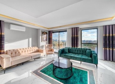 Luxurious two-level apartment with sea views, 2+1, 100m², with luxurious furnishings, Mahmutlar, Alanya ID-16791 фото-7