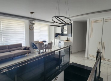 View penthouse 3+2, 185 m², with a modern interior, in a fashionable residential residence 300 m from the sea, Mahmutlar, Alanya ID-16802 фото-6