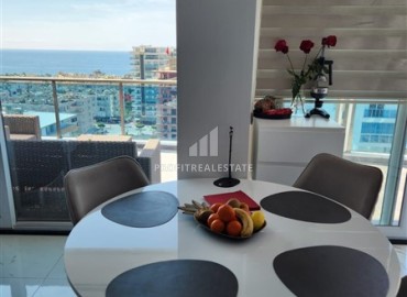 View penthouse 3+2, 185 m², with a modern interior, in a fashionable residential residence 300 m from the sea, Mahmutlar, Alanya ID-16802 фото-9