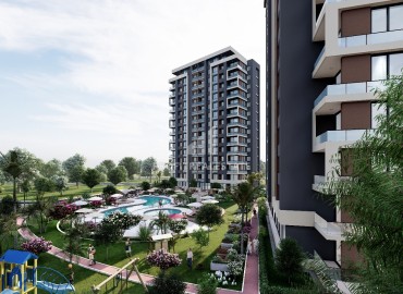 Apartment 1+1, 60m², in a premium residence under construction in the Tomyuk area, Mersin, at an excellent price ID-16808 фото-13