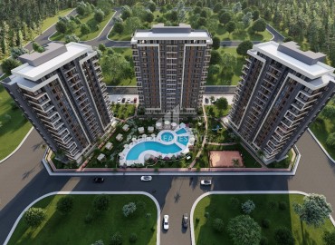 Apartment 1+1, 60m², in a premium residence under construction in the Tomyuk area, Mersin, at an excellent price ID-16808 фото-16