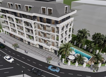 Investment project in the center of Alanya: apartment, 60.5-255m², in a residence under construction ID-16816 фото-2