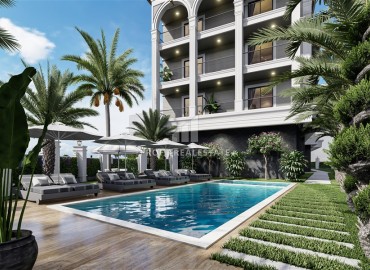 Investment project in the center of Alanya: apartment, 60.5-255m², in a residence under construction ID-16816 фото-4