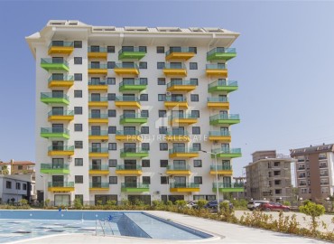 New 1+1 apartment with sea views, with high-quality finishing and kitchen units in Avsallar, Alanya ID-16825 фото-1
