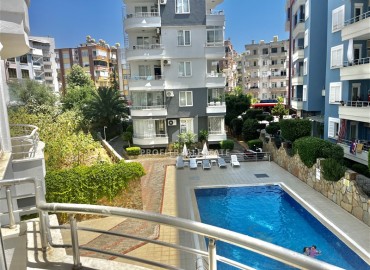 Charming furnished 2+1 apartment, suitable for residence permit, 200 meters from the Mediterranean Sea, Tosmur, Alanya ID-16836 фото-15