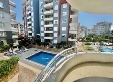 Charming furnished 2+1 apartment, suitable for residence permit, 200 meters from the Mediterranean Sea, Tosmur, Alanya ID-16836 фото-17