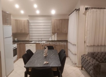 Stylish modern furnished apartment 2+1, 110m², with sea views and glazed balconies, Cikcilli, Alanya ID-16844 фото-8