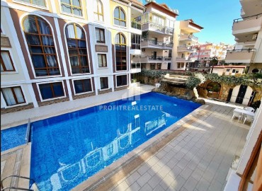 Beautifully furnished three-bedroom apartment, for residence permit, with a glazed balcony, 300 meters from the sea, Oba, Alanya ID-16846 фото-18