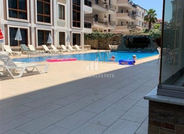 Beautifully furnished three-bedroom apartment, for residence permit, with a glazed balcony, 300 meters from the sea, Oba, Alanya ID-16846 фото-25