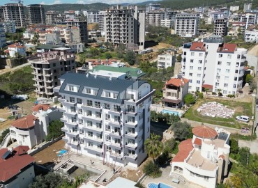 Urgent sale! Inexpensive one bedroom apartment 57 m², fully finished in a new building with facilities, Avsallar, Alanya ID-16851 фото-17