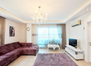 Inexpensive furnished elegant apartment 2+1, 500 meters from the sea, in a fashionable residence, Mahmutlar, Alanya ID-16854 фото-5