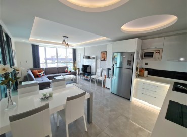 Luxurious apartment with stylish furnishings, 3+1, 130m², with a large glazed balcony, Oba, Alanya ID-16868 фото-2