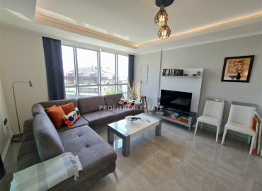 Luxurious apartment with stylish furnishings, 3+1, 130m², with a large glazed balcony, Oba, Alanya ID-16868 фото-4