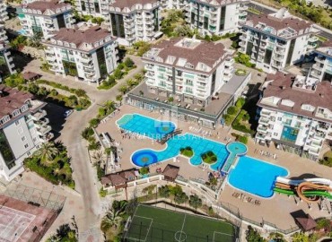 Bright spacious unfurnished apartment, 1+1, 65m², in a residence with extensive facilities in Oba, Alanya ID-16880 фото-10