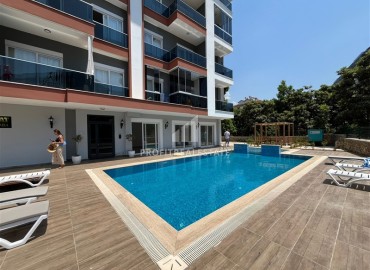 Cozy ergonomic two bedroom apartment 110 m², fully furnished, in a residence with a swimming pool, Oba, Alanya 16805 ID-16805 фото-13