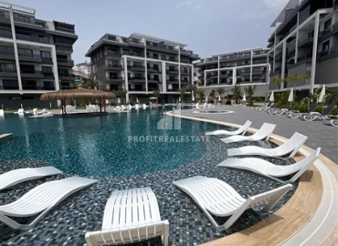 New two-bedroom duplex apartment, 115m², in a luxury new building in Oba, Alanya ID-16903 фото-1