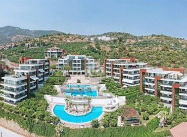 Elegant two bedroom apartment, 130m², in a luxury residence in Alanya - Cikcilli ID-16910 фото-16