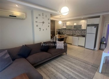 Elegant furnished 2+1 apartment with sea views, in a residence with rich facilities, Avsallar, Alanya ID-16192 фото-3