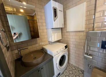 Стильная трехкомнатная квартира, 78м², в новом доме в центре Алании, в 400м от пляжа Клеопатры ID-16181 фото-9