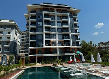 One bedroom apartment, 50m², fully finished in a cozy residence with a swimming pool in Avsallar, Alanya ID-16930 фото-1