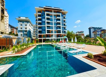 One bedroom apartment, 50m², fully finished in a cozy residence with a swimming pool in Avsallar, Alanya ID-16930 фото-12