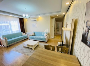 Spacious furnished apartment with competent breading, 1+1, 70m², with glazed balcony, Konyaalti, Antalya ID-16934 фото-2