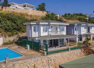 Renovated furnished villa 2+1, 120m² with stunning views in the mountainous area of Alanya Bektas ID-16975 фото-1