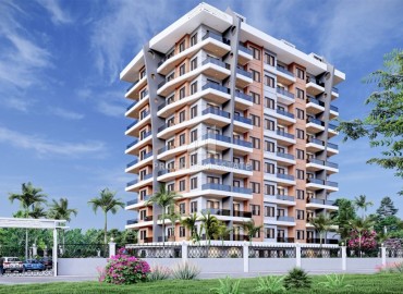 One bedroom apartment, 59m² in an elite residence under construction, in Avsallar, Alanya ID-16984 фото-6