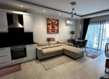 Furnished one bedroom apartment, 80m², in a premium residence in Oba, Alanya ID-16997 фото-4