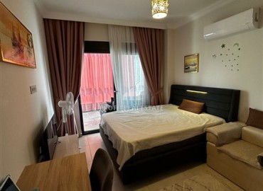 Furnished one bedroom apartment, 80m², in a premium residence in Oba, Alanya ID-16997 фото-9