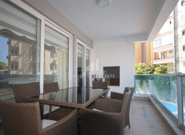 Stylish two bedroom apartment 111 m2, with a designer interior, 50 meters from the sea, Tosmur, Alanya ID-13693 фото-14