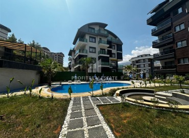 One bedroom apartment, 55m², in a new building with facilities in the Oba area, Alanya ID-17011 фото-11