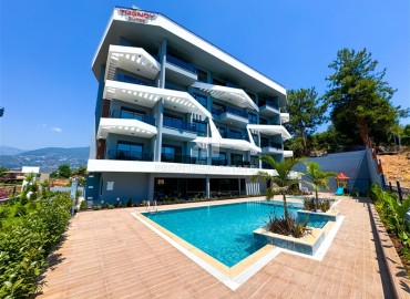 New real estate by the sea in installments from the developer, Alanya, Oba, 54-111 m2 ID-10338 фото-1