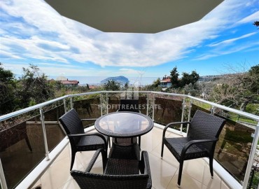 Two-level three bedroom apartment, 165m², with stunning views in the Alanya Tepe area and the possibility of a residence permit ID-17013 фото-19